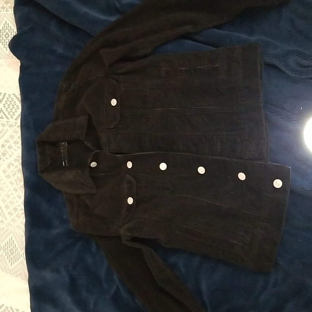 ASOS Design black corduroy jacket